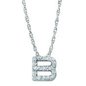 Diamant Buchstaben Halskette - Personalisiertes Geschenk f&uuml;r Mama mit Initialen
