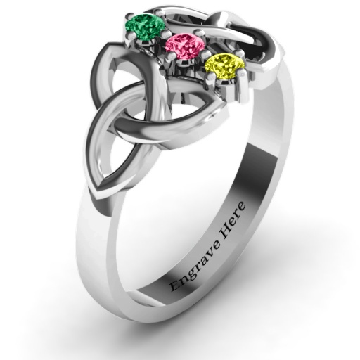 Sl&aacute;ine keltischer Knoten Ring - Traditioneller Schmuck aus Irland