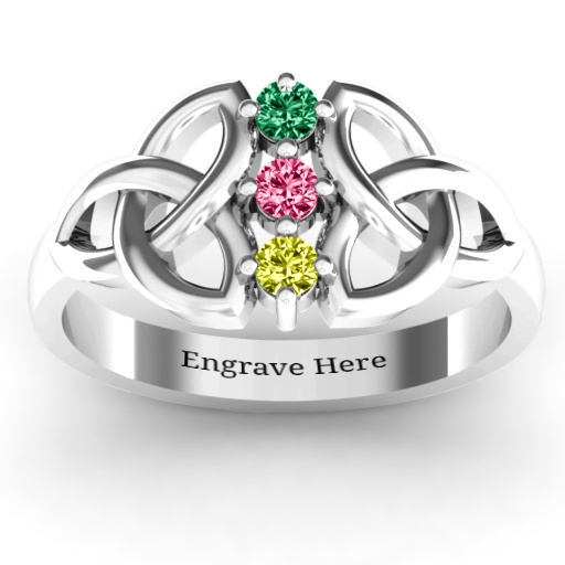 Sl&aacute;ine keltischer Knoten Ring - Traditioneller Schmuck aus Irland