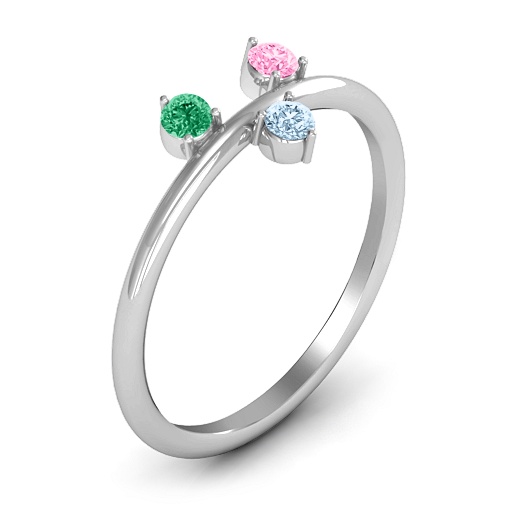 Stapelbarer Sparkle 1,5 Stein Ring - Hochwertiger Schmuck in Deutschland