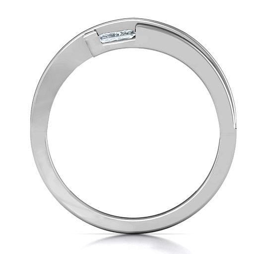 Sterling Silber Doppel Baguette Bypass Ring mit Granat (simuliert) Steinen - Hochwertiger Schmuck