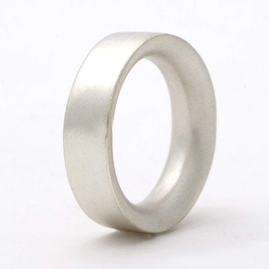 Mittlerer Sterling Silber Ring - Hochwertiger Schmuck f&uuml;r Damen und Herren