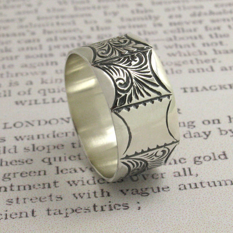 Herren Viktorianischer Stil Ring - Hochwertiger Schmuck f&uuml;r M&auml;nner
