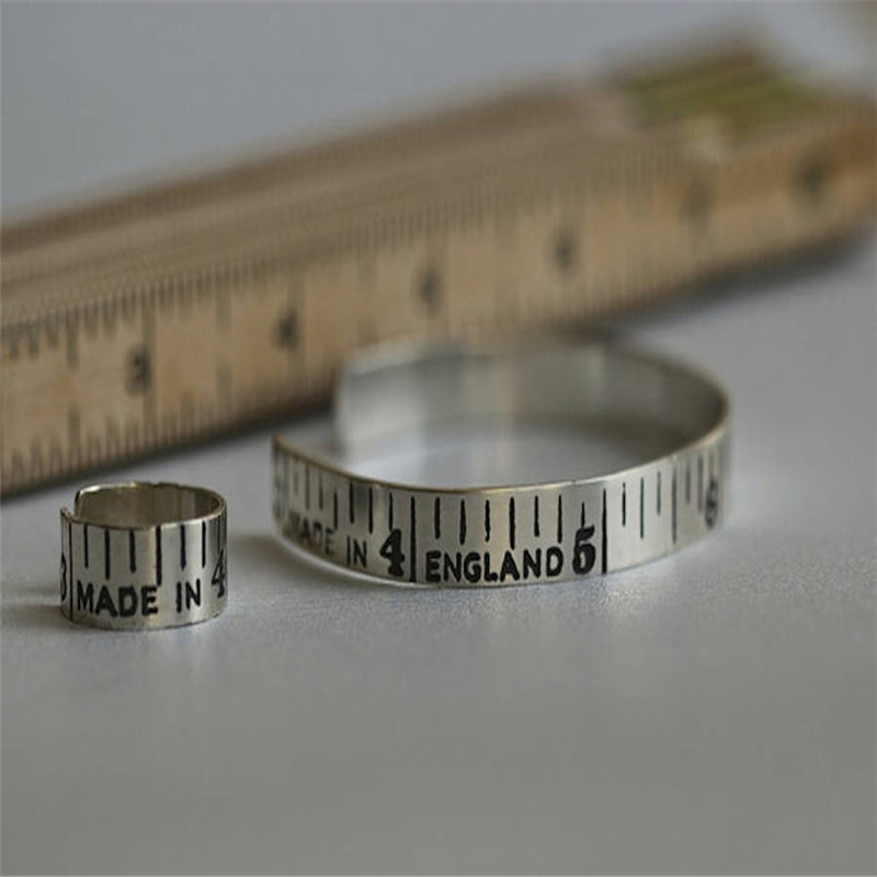 Ge&auml;tzter Silber Vintage Style Bandma&szlig; Ring - Optimale SEO-Wirkung